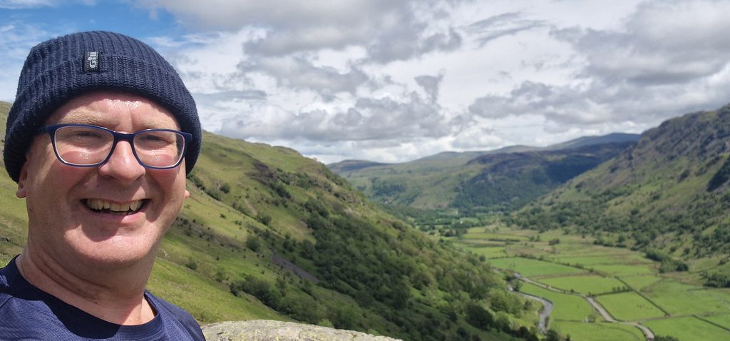 Sean Milner in the mountains